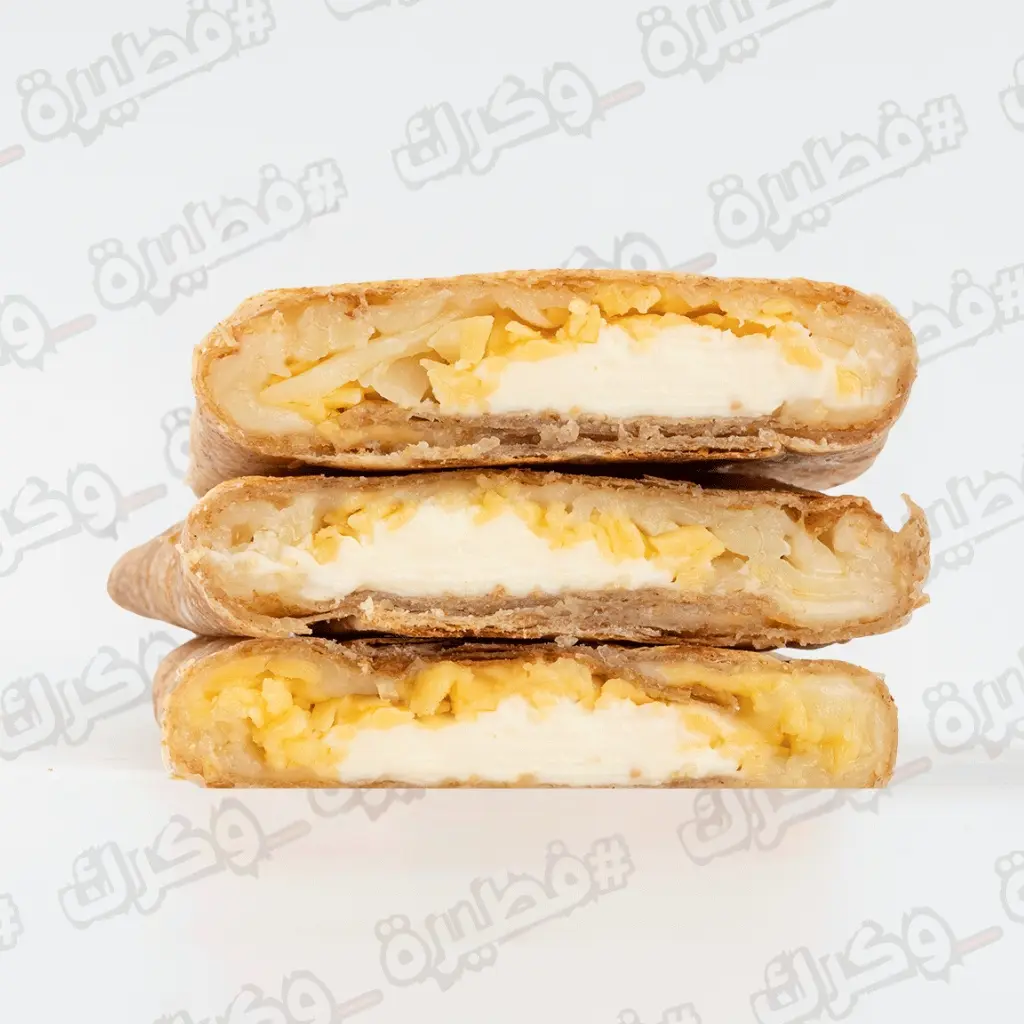 فطيرة دبل بيض دبل سائل
